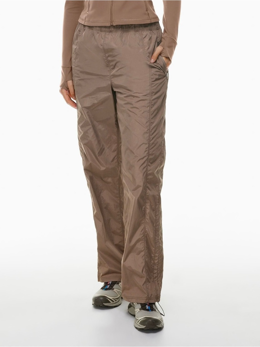 TNA Aritzia TAction prima pant women's XS relaxed fit dance pants track copper